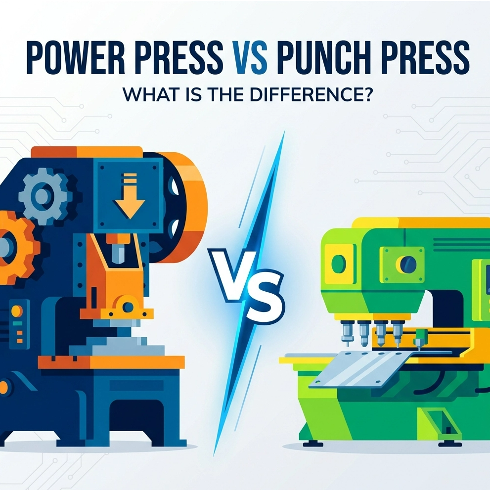 Power Press vs Punch Press: &iquest;Cu&aacute;l es la diferencia?