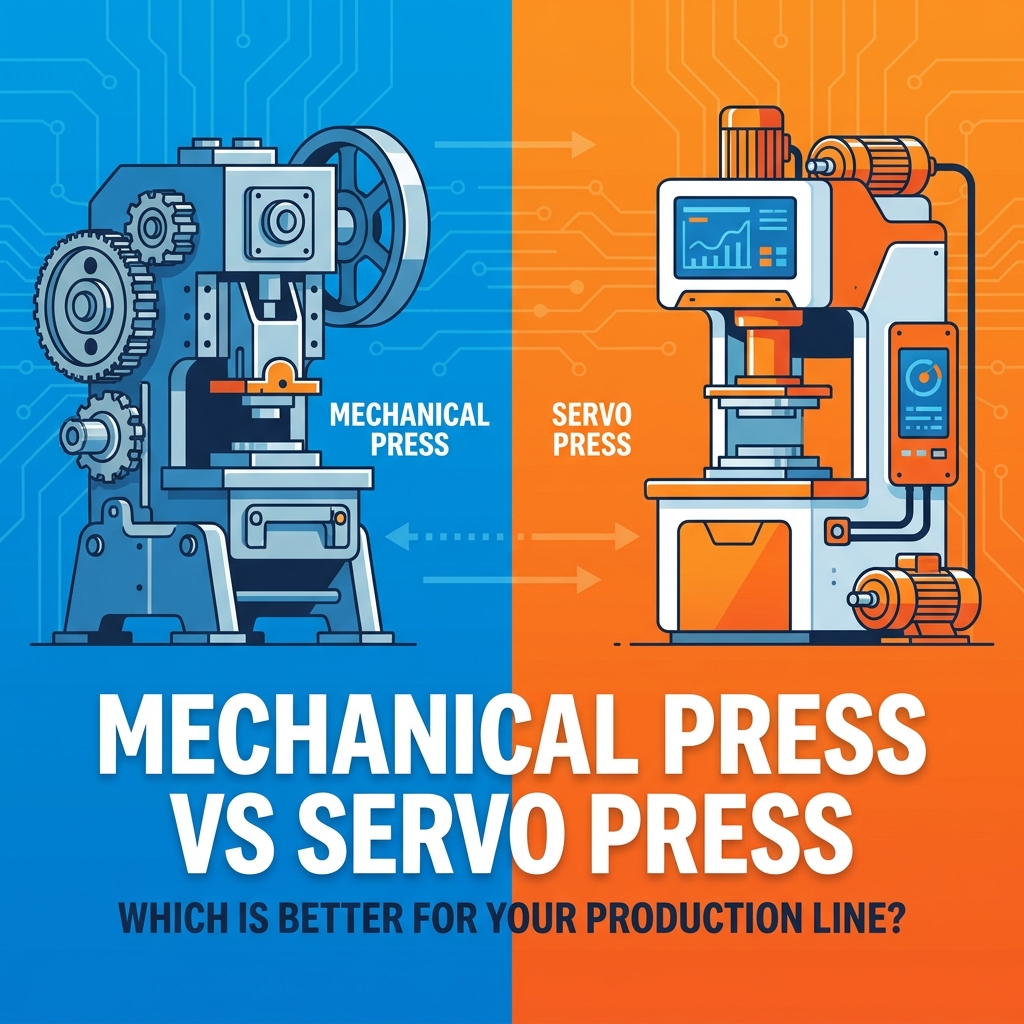 Prensa mec&aacute;nica versus prensa servo: &iquest;cu&aacute;l es mejor para su l&iacute;nea de producci&oacute;n?