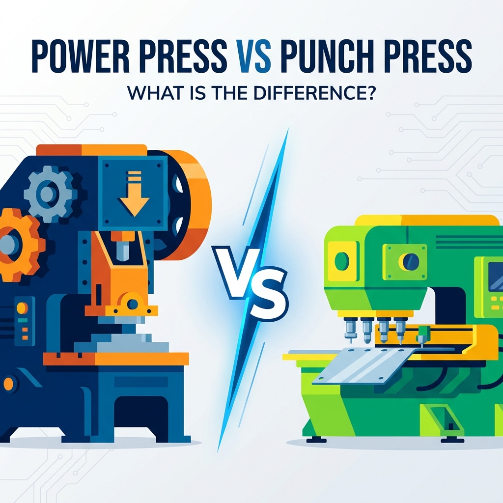 Power Press vs Punch Press: &iquest;Cu&aacute;l es la diferencia?
