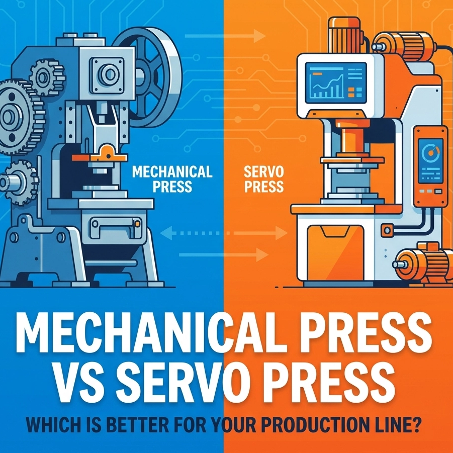 Prensa mec&aacute;nica versus prensa servo: &iquest;cu&aacute;l es mejor para su l&iacute;nea de producci&oacute;n?